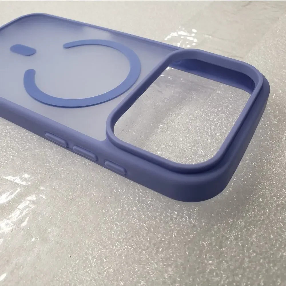 SUPFINE Translucent Matte Magnetic Case for Apple iPhone 17 Pro. Light Blue